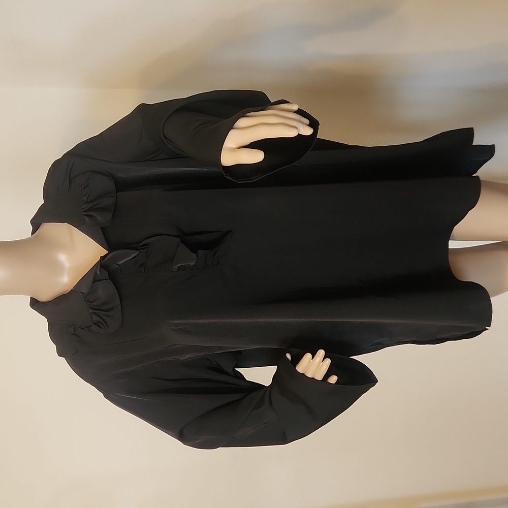 H&M Ruffle Collared Blouse New Without Tags - Picture 2 of 10